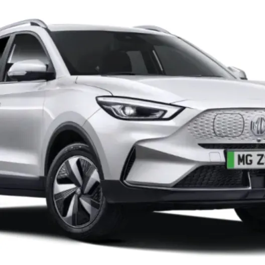 A white MG ZS EV (electric vehicle)